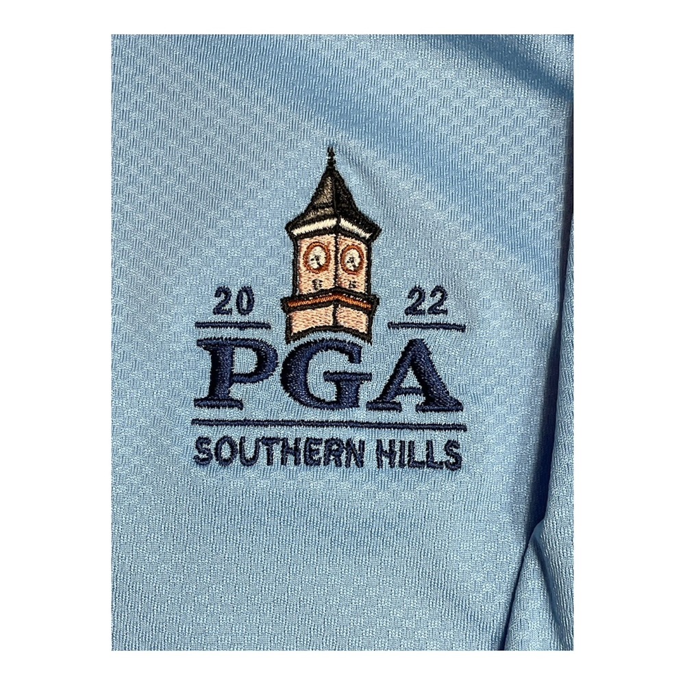 NEW Cutter& Buck ‎ Women's PGA Southern Hills Medium 2022 Devon Light Blue Golf - Picture 2 of 5